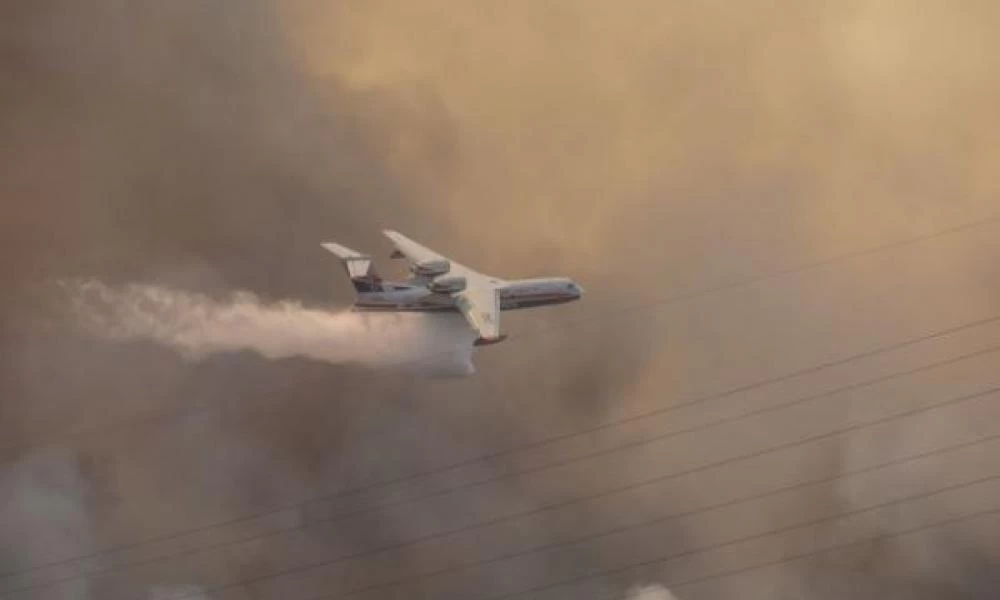Beriev-200: Περισσότερες από 35 πτήσεις πάνω από τις φωτιές